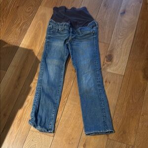 H&M Blue Straight Leg Jeans Comfortable Fit maternity